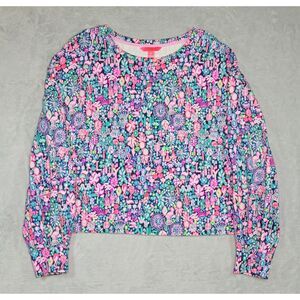 Lilly Pulitzer Kamala Sweatshirt Low Tide Navy‎ Jewelry Womens XL